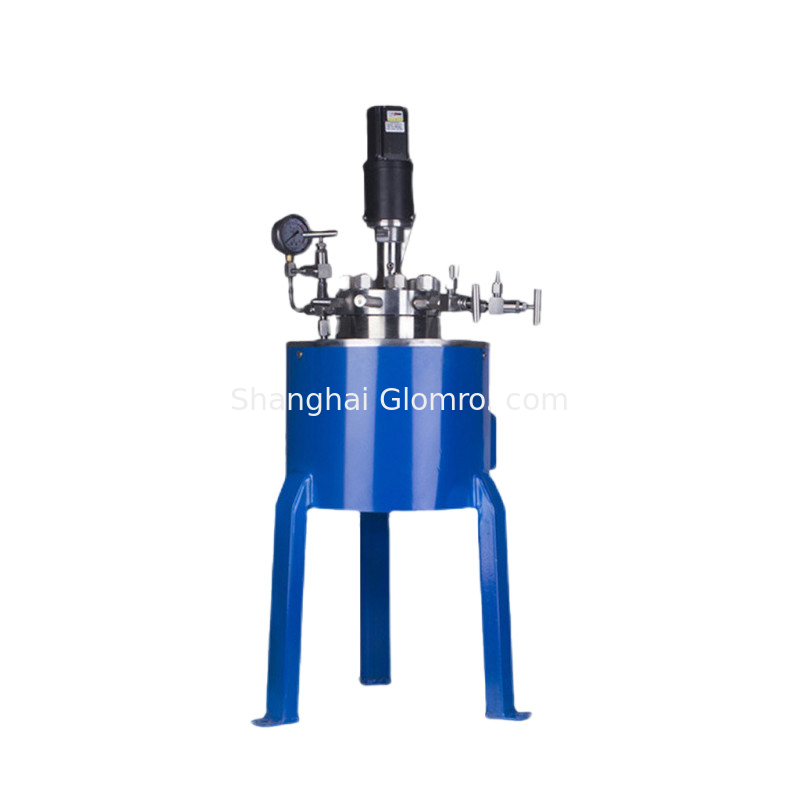 Non Lifting Type High Temperature / Pressure Reactor Stainless Steel Mechanical Mixing Enamel