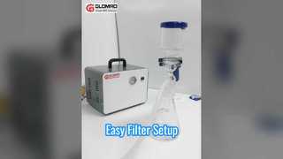 ガラスサンド中子濾過装置の設置と使用方法