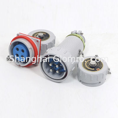 IP66 3-Pin 32A/YT/XZ-3 Cable Glands 200A 380V Explosion-Proof Plug and Socket
