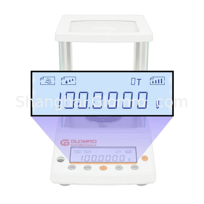 GLO External Calibration120g 220g 320g 420g 520g 1000g Capacity Analytical Balance 0.0001g Lab Precision Balance for Jewelry Gold Scale