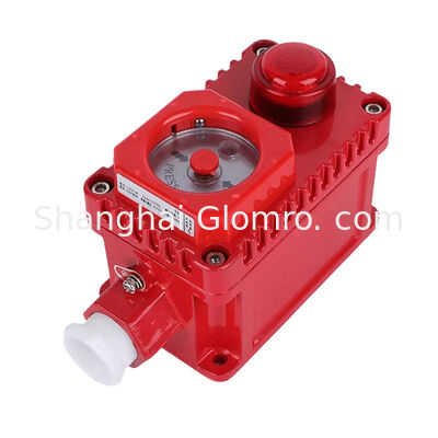 Explosion-Proof Fire Alarm Button 1-Position or 1-Position with Indicator Light Exde(mb)IIC T6 Gb DC24V AC220V