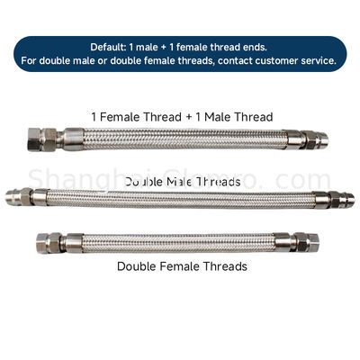 DN50 304 Stainless Steel Explosion-Proof Pipe Exd II GB Wf1 IP66 Integrated Weld Flexible Pipe for Electrical Circuit Protection