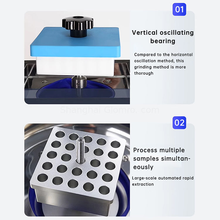 Low-temperature freezing grinding instrument, low-temperature grinding, effectively solving sample processing problems