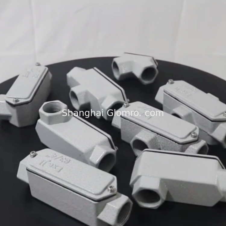 Aluminum Alloy ATEX Explosion-Proof Junction Box Explosion Proof Threading Box 1/2 Inch LEFT 90 Degree Elbow