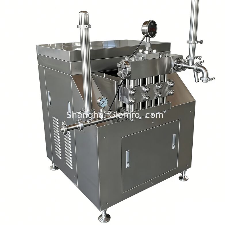 1500 to 2000L/H High Pressure Homogenizer Cream Fresh Milk Yogurt Homogenizer Machine Industrial Honey Juice Homogenizing